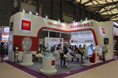 廣州展臺(tái)搭建設(shè)計(jì)詹尼克化妝品南京美博會(huì) 廣州展會(huì)設(shè)計(jì)搭建