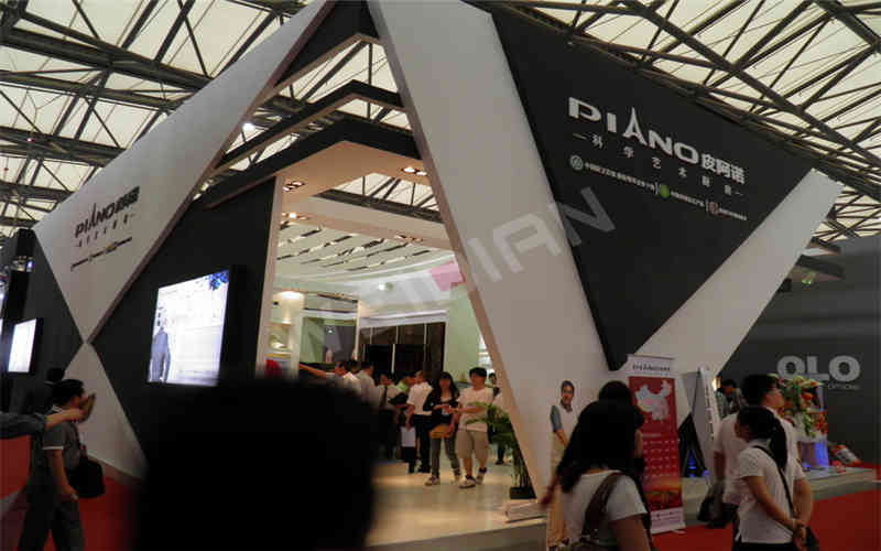 廣州展臺裝修公司設計皮阿諾上海國際綠色廚房衛浴展覽會廣州展臺裝修設計