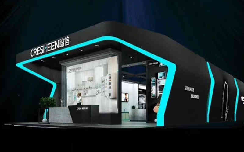 廣州展臺裝修公司設計聰信智能上海國際綠色廚房衛浴展覽會廣州展臺裝修設計